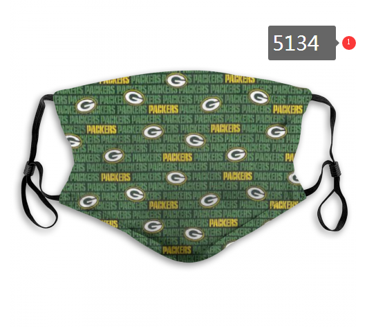 NFL Green Bay Packers #6 Dust mask with filter->nfl dust mask->Sports Accessory